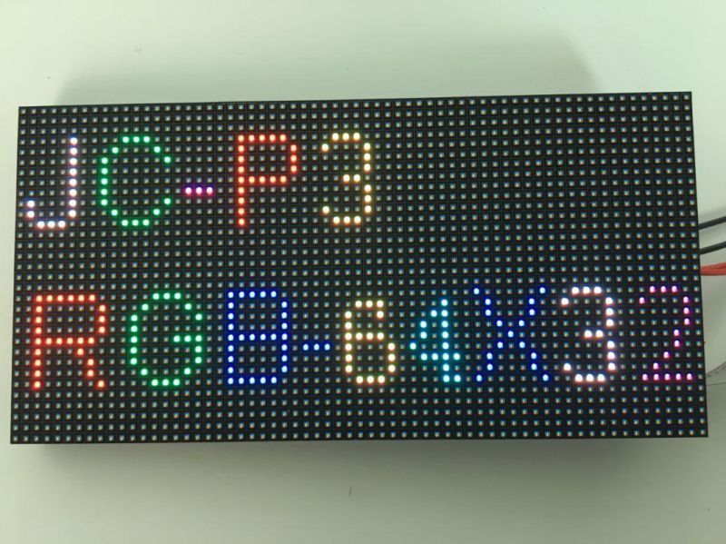 192X96mm LED Module P3 Indoor Advertising LED Display Screen