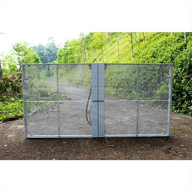 LED Display Transparent P3.9 Curve LED Display Screen /LED Curtain Glass Window Transparent Glass LED Display