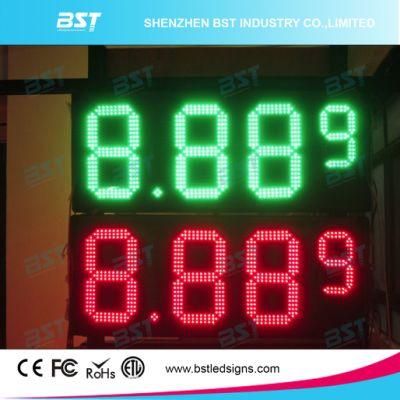 Outdoor High Brightness Large LED Gas Price Changer (Red/Green/Yellow/White)