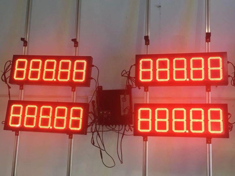 8inch 888.88 R/G/Y/W/B Electronics LED Gas Price Sign Board