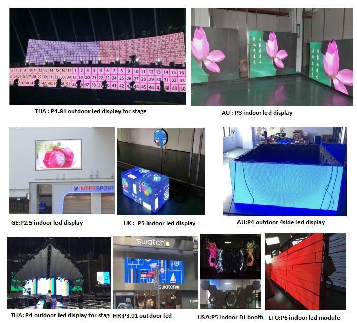 Buying LED Display Free Masks P6 Indoor LED Display with 1.92mhx0.192MW