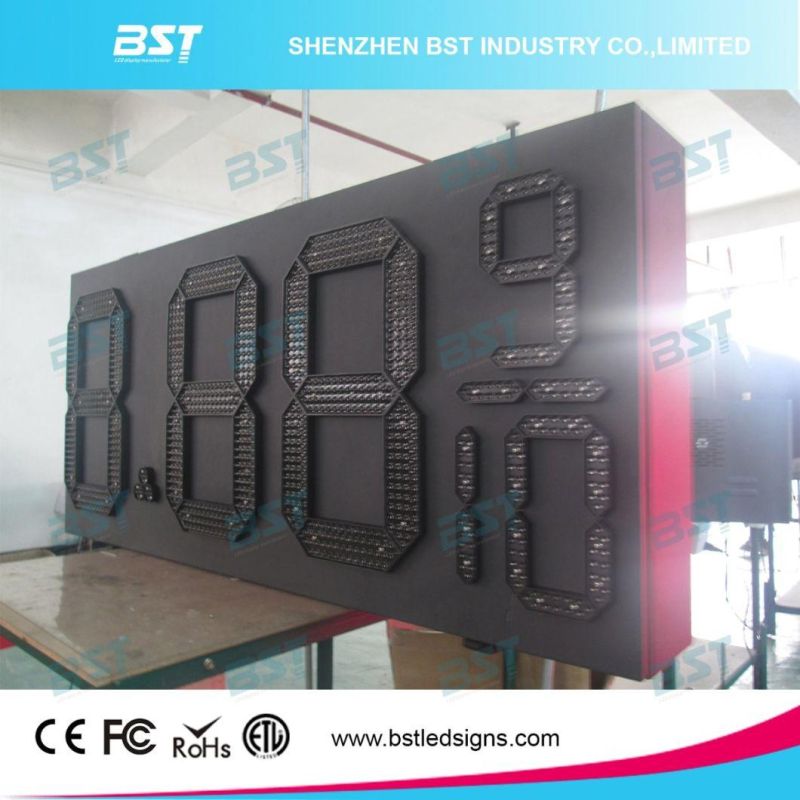 Outdoor High Brightness LED Petrol Price Display (Red/Yellow/Green/White)