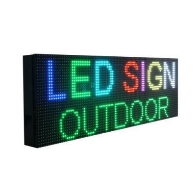 960X160mm P10 Outdoor Full Color LED Display Message Board