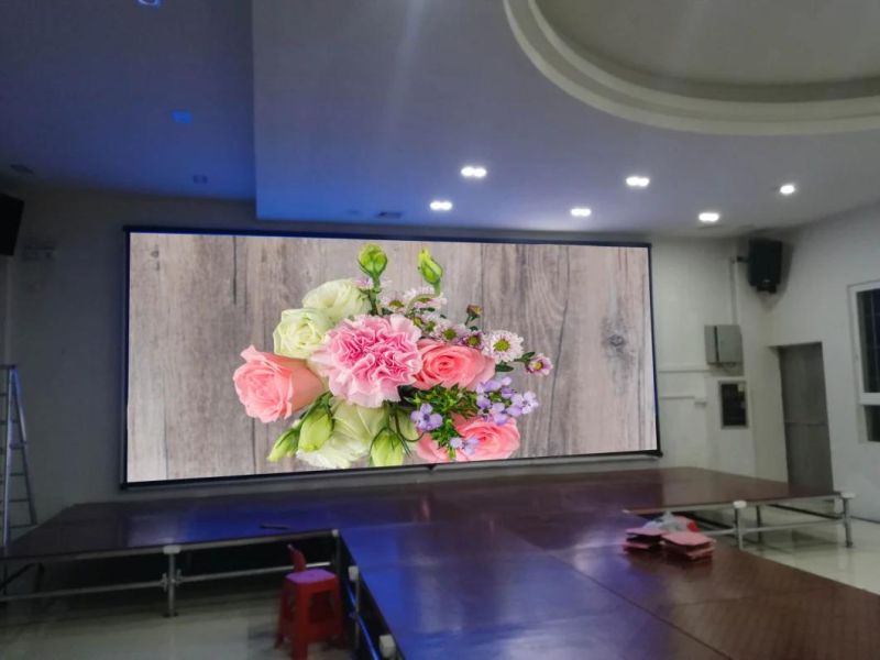 Full Color Video Fws Cardboard, Wooden Carton, Flight Case Hologram Fan Display