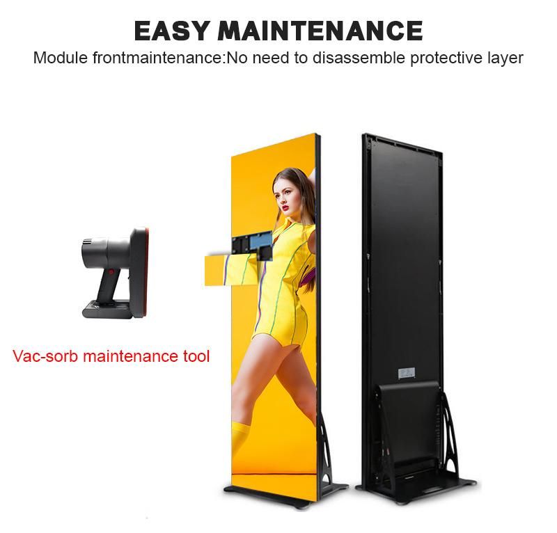 P2.5 Digital LED Poster P2.5 P3 LED Mirror Screen Indoor Digital LED Poster