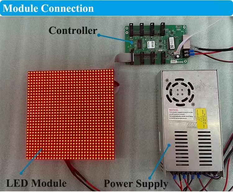 RGB SMD2727 P5 Outdoor LED Display Module DOT Matrix P5 64*32