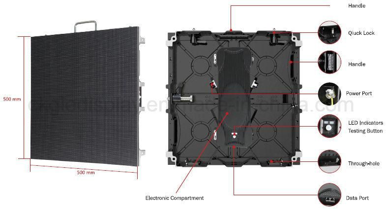 P5 Full Color Outdoor Rental LED Display for Advertising