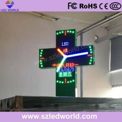 P20 Outdoor Double Side Cross Pharmacy LED Sign