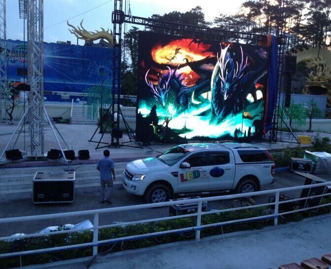 Full Color Rental Advertising Indoor P3.91 LED Display Screen