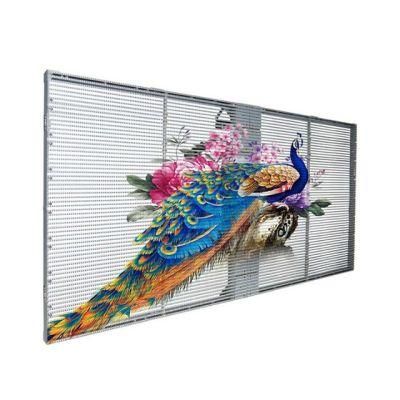 P3.91-7.8 Transparent LED Display for Window Wall Advertisement Sign