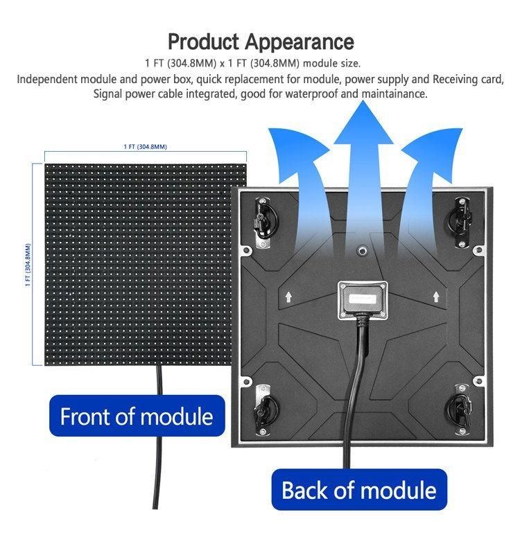 Most Popular P6.67 Full Color LED Outdoor Display Wall Mount Billboard Waterproof LED Display Screens