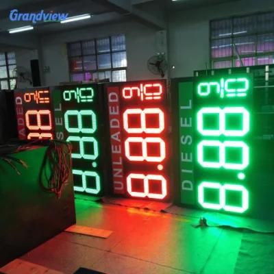 Gas Price LED Sign 16 Inch Gas Price Changer Board/ LED Fuel Price Board