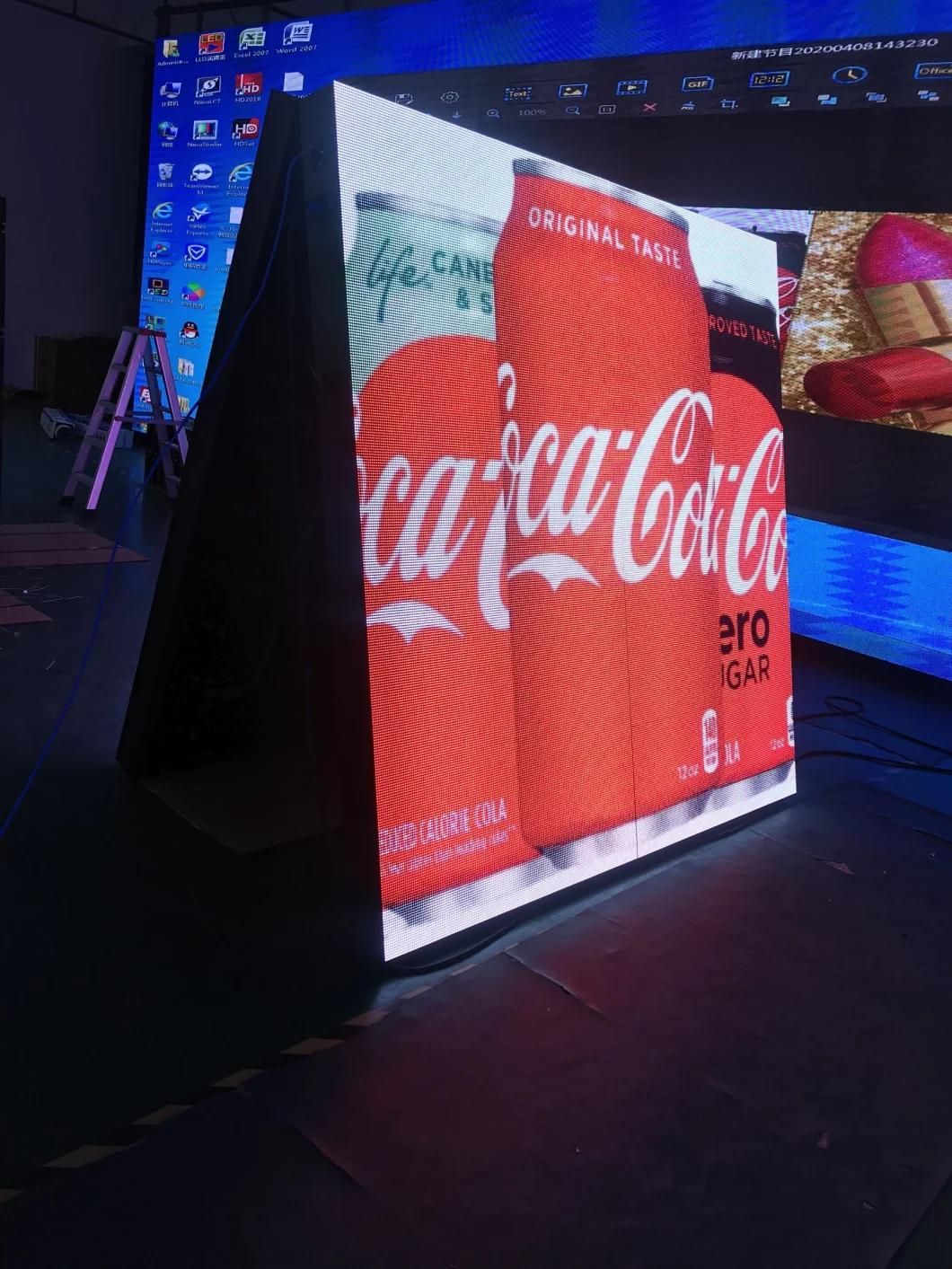 Street Advertising Double Sided Front Open P8/P6/P10mm Full Color LED Display