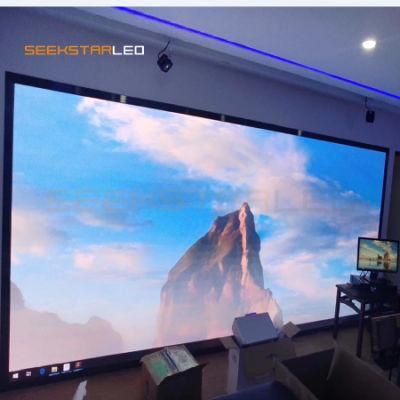 Small Pixel Pitch 4K Full Color HD LED Screen Display P1.25 P1.538 P1.667 Front Service Indoor LED Video Wall Screen