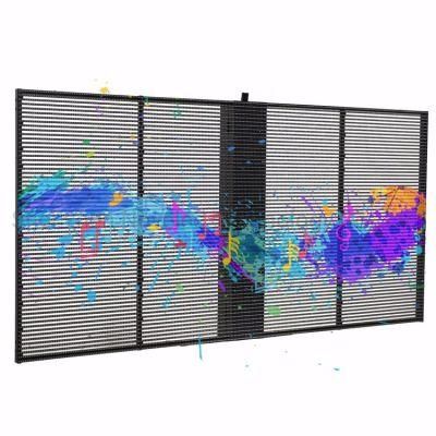 P3.91 High Transparency Glass Curtain LED Screen Display Screen