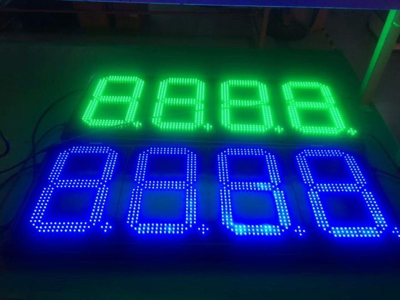 Outdoor Waterproof 20inches 88.88 Single Color LED Petrol Station Display