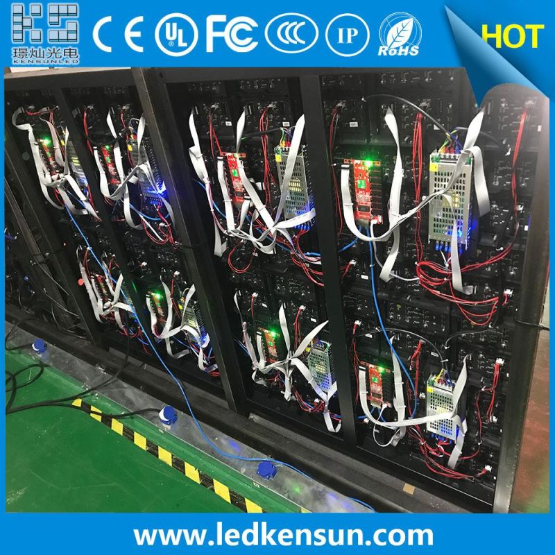 P3 Cheap Price Simple Iron Cabinet P3 Front Service LED Display for Wall Install