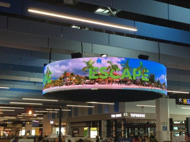 Circular Indoor LED Display P2 Indoor Soft LED Module Display