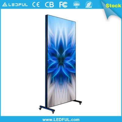 P2.5 P2 P2.5 Indoor Poster LED Display with WiFi/4G/3G/USB