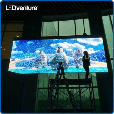 Full Color P3.9X7.8 Indoor Advertising Board Panel LED Transparent Display Screen