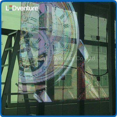 High Quality P3.9X7.8 Indoor LED Digital Billboard Display Transparent LED Screen