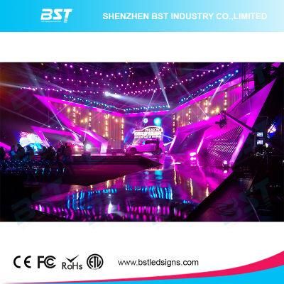 Lightweight P3.91 SMD2121 Indoor Rental LED Video Wall for Show