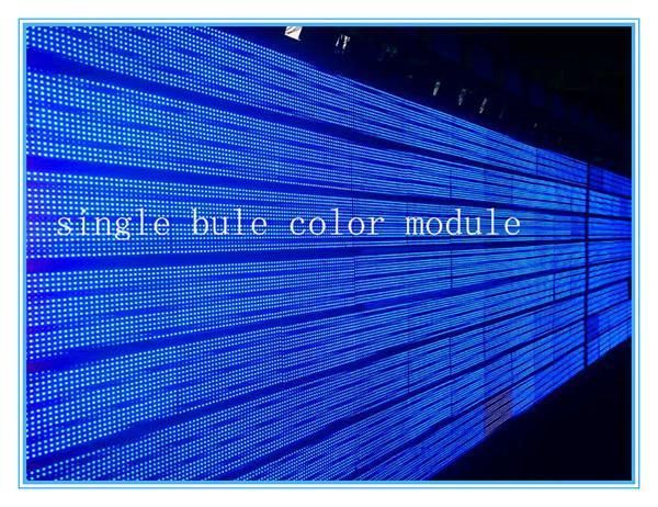 Semi-Outdoor Single Blue-Color LED Display Panel