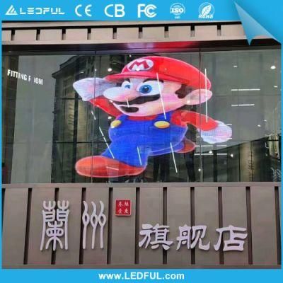 Full Color P3.9 Indoor Transparent LED Display for Advertising