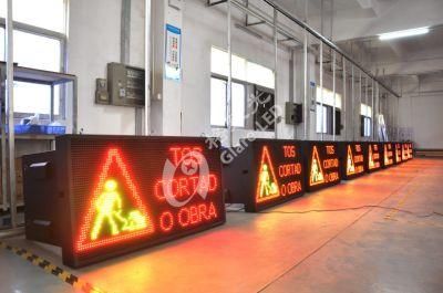 P31.25 Highway Road Traffic LED Message Boards Safety LED Displays Board Variable Message Signs