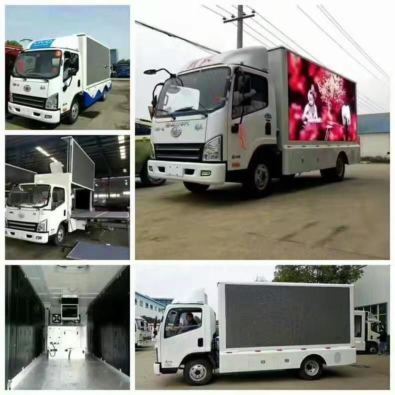 Mobile Advertising Truck Installation LED Digital Signage LED Truck Display