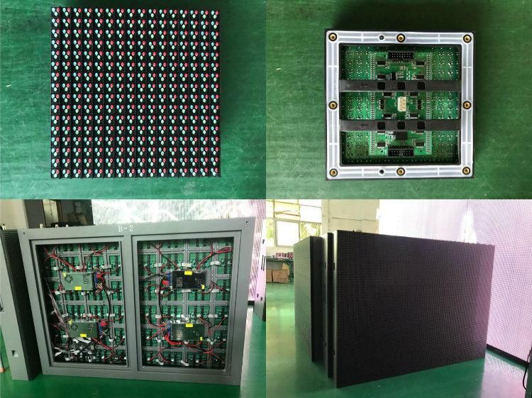 Outdoor Rotation P10 P16 LED Display Case Big Billboard