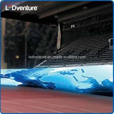 P20 Full Color Outdoor Soccer Stadium Perimeter Advertising LED Display Screen