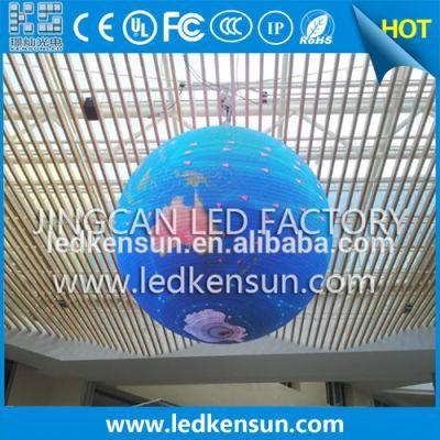 Full Color 360 Degree Ball Advertising Video Sphere LED Display