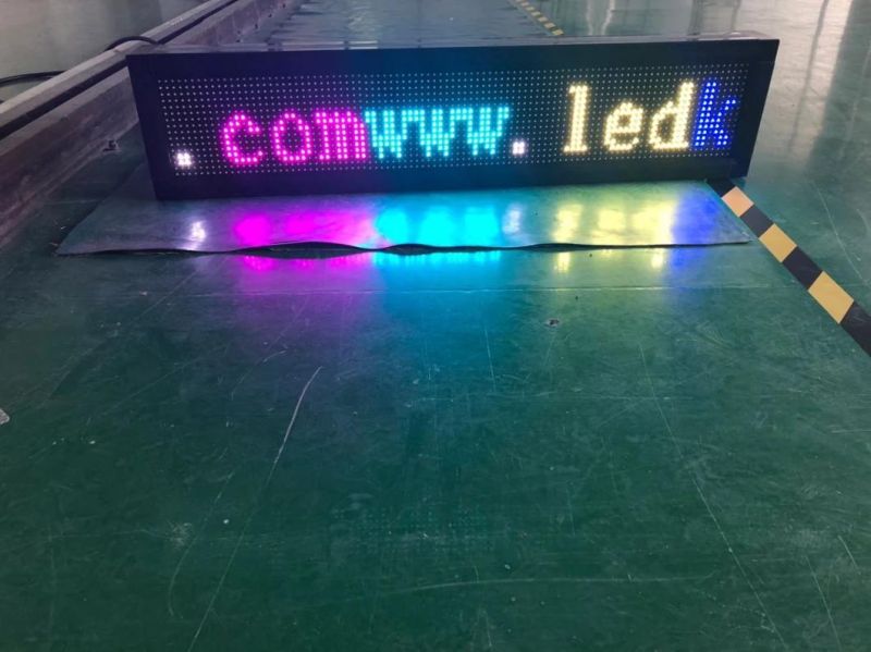 960mm*160mm P10 SMD Full Color Semi-Outdoor LED Display Sign Message Board