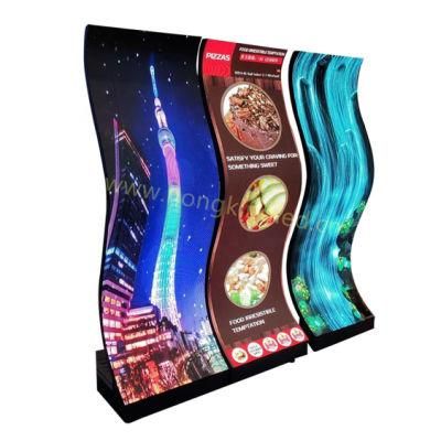 P2 P2.5 P3 P4 Full Color Indoor Flexible LED Screen Display