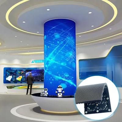 P2 P3 P4 Soft Module Flexible LED Display for Round Circle Column