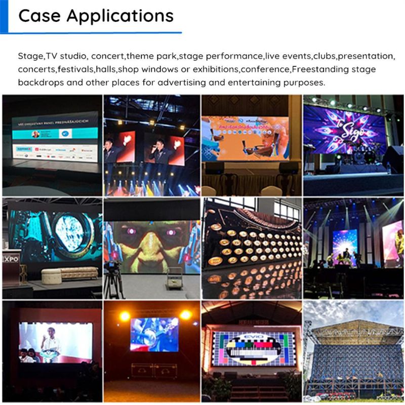 Hot Sale Full Color SMD P3.91 Indoor Outdoor LED Screen for Advertising Rental LED Display Screen