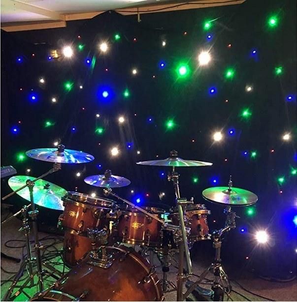 China 4m*3m RGBW Color LED Star Curtain Cloth Light