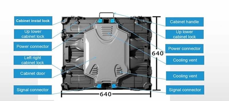 HD Rental P3 Indoor LED Display Screen with Video Wall