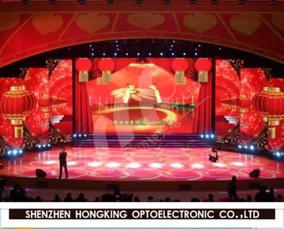 High Refresh P3 Rental Full Color Indoor LED Background Wall