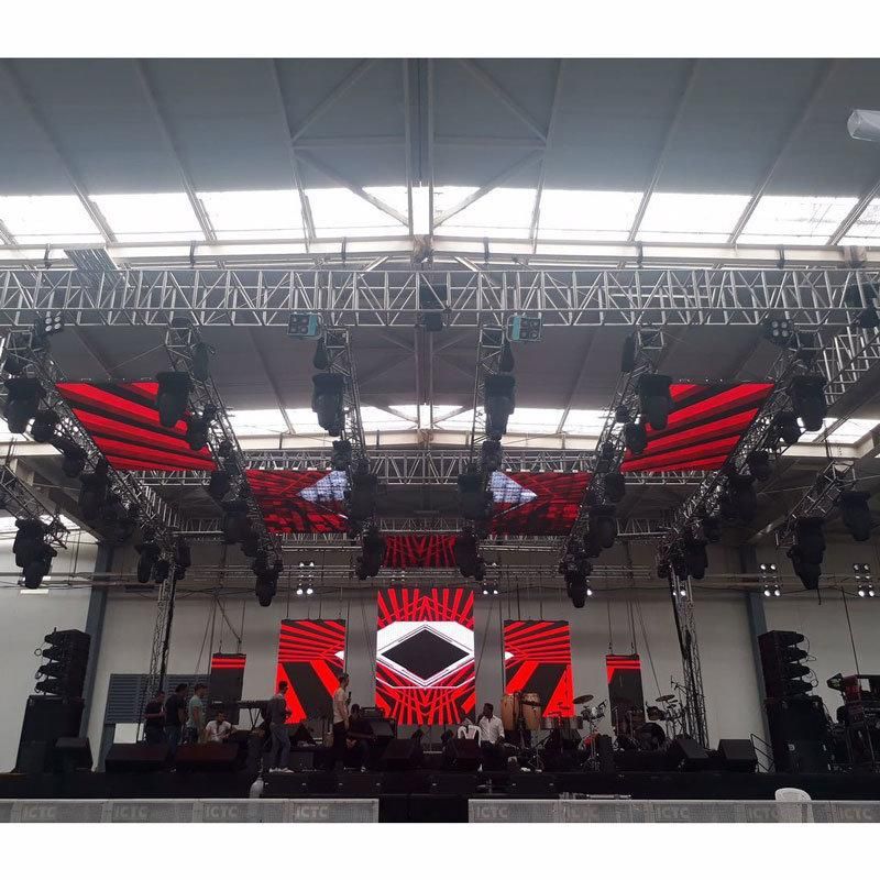 Control Live Show Slim Light Easy Installation Rental P4.81 Concert LED Display