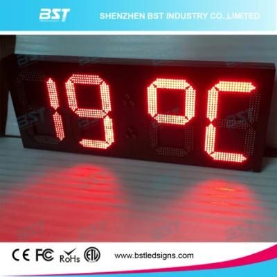 High Brightness Outdoor LED Temperature Sign