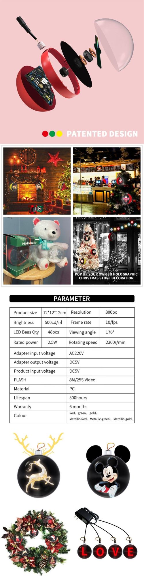 Advertising Screen Holographic Projection 3D Hologram Display LED Fan