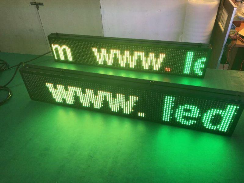 P10 Dual Color Programmable LED Moving Text Display Sign