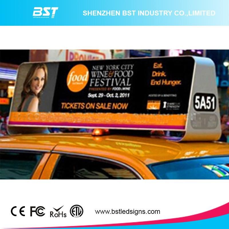 Best Price P5mm Outdoor Double Side Full Color Taxi Top LED Screen