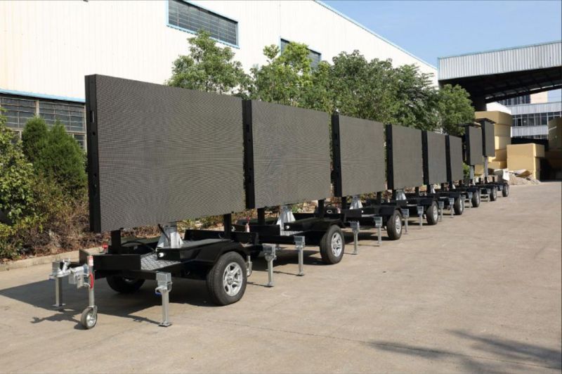 P4/P5/P6 Outdoor Full Color LED Display Screen on Trailer