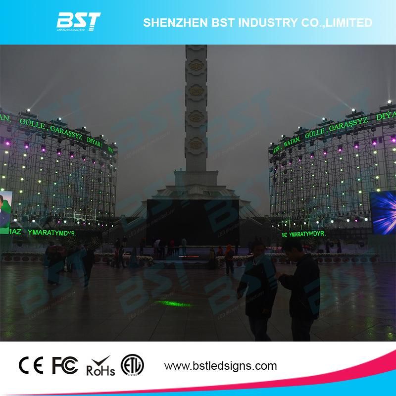 Die-Cast Aluminum Rental LED Screen Electronic P8 Light Weight Outdoor LED