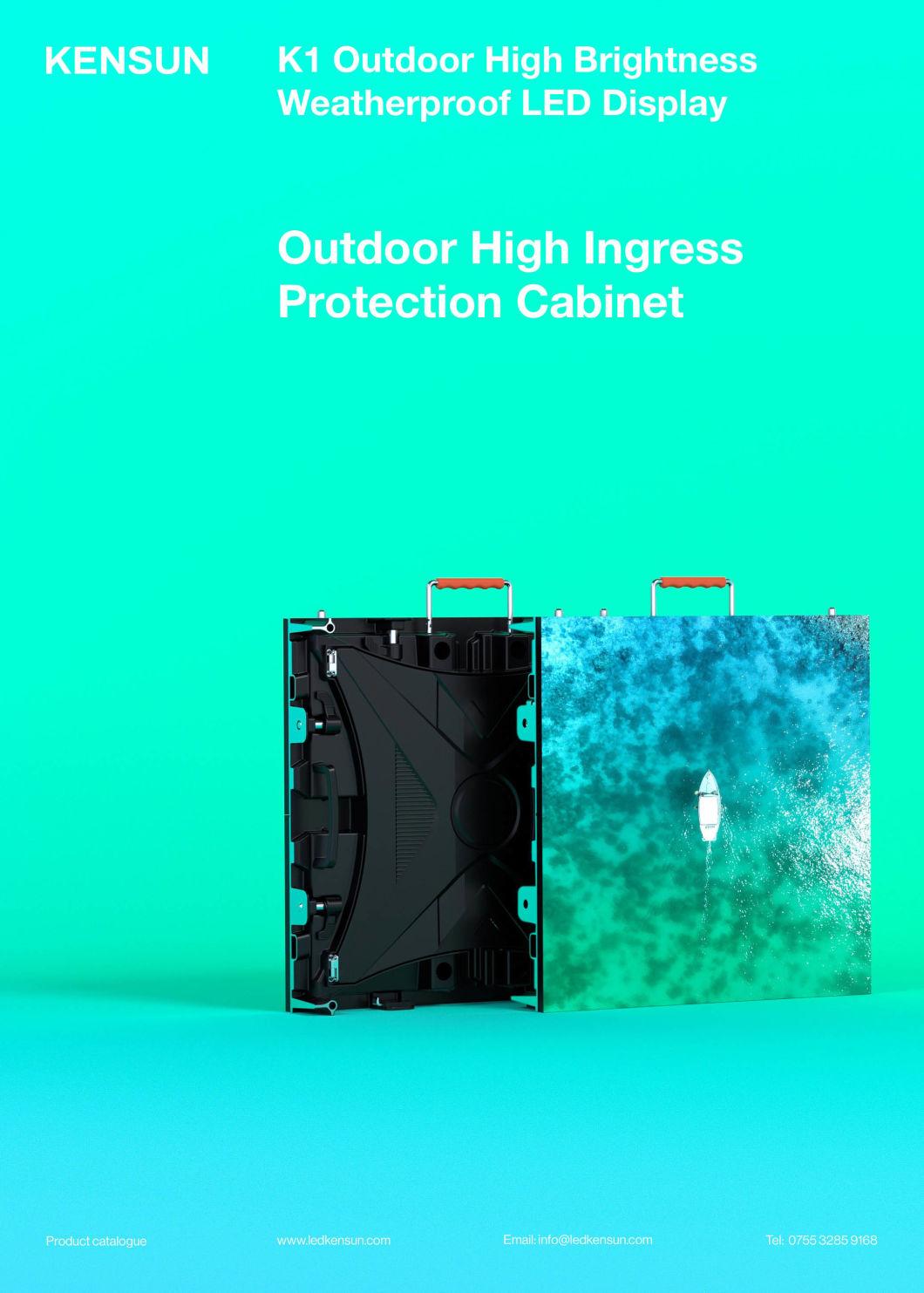 Front/Rear Dual Maintenance Video Wall LED Screen P3.91 Outdoor Front Access LED Display