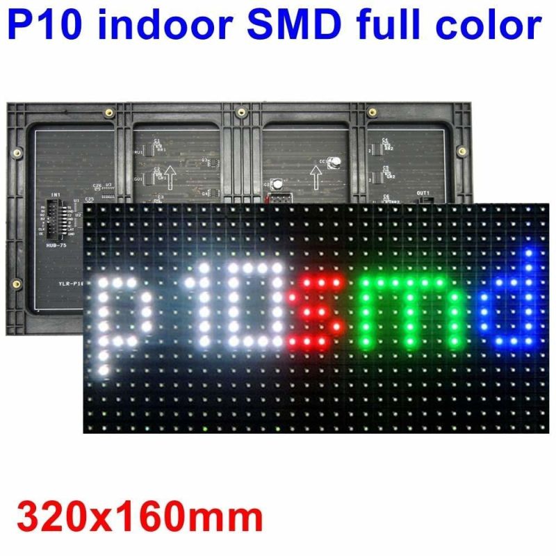 1500nits 1/8scan P10 Indoor LED Display Module 320X160mm