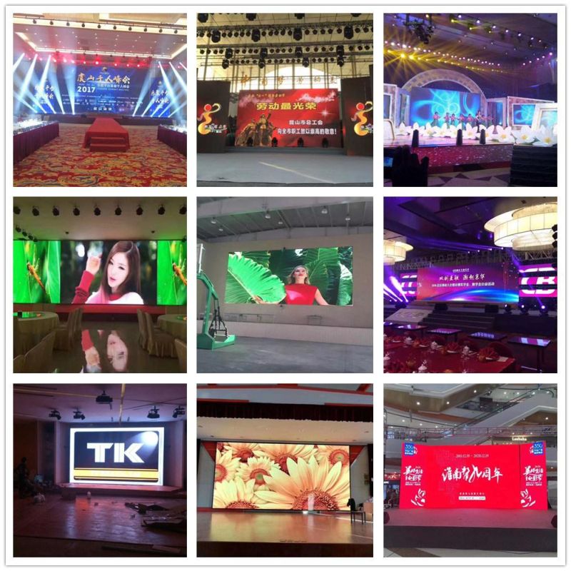 Hotel Meeting Room Video Back Wall P2.5 LED Screen Display Board Factory